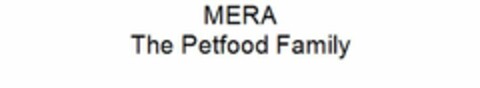 MERA The Petfood Family Logo (EUIPO, 31.08.2017)