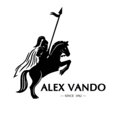 ALEX VANDO SINCE 1982 Logo (EUIPO, 12/10/2017)