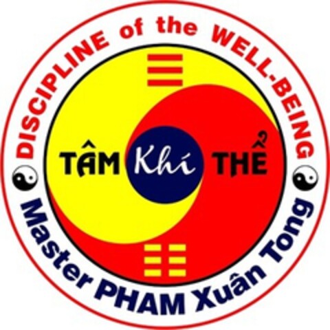 DISCIPLINE of the WELL-BEING - Master PHAM Xuân Tong - TÂM Khi THÊ Logo (EUIPO, 04/20/2018)