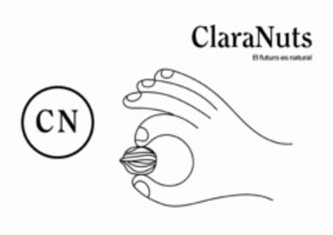 CN ClaraNuts El futuro es natural Logo (EUIPO, 01.10.2020)