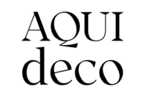 AQUI DECO Logo (EUIPO, 09/14/2021)