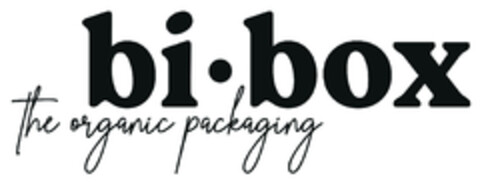 bi box the organic packaging Logo (EUIPO, 19.05.2022)