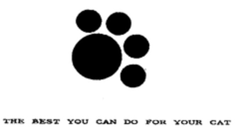 THE BEST YOU CAN DO FOR YOUR CAT Logo (EUIPO, 10.10.2000)
