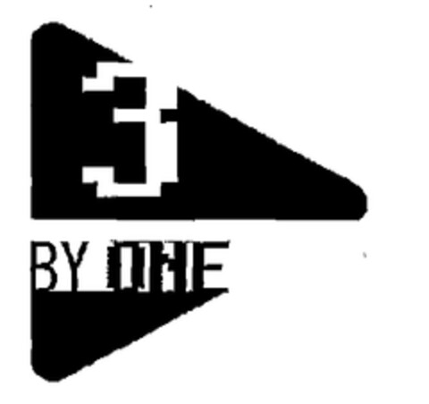 3 BY ONE Logo (EUIPO, 08.10.2003)