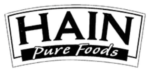HAIN Pure Foods Logo (EUIPO, 03/08/2005)