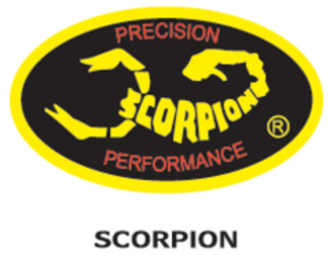 SCORPION PRECISION PERFORMANCE SCORPION Logo (EUIPO, 03/13/2006)