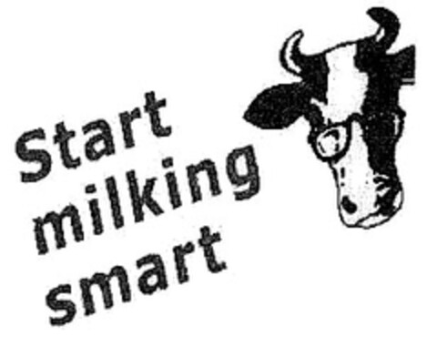 Start milking smart Logo (EUIPO, 20.08.2007)