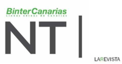 BinterCanarias Líneas aéreas de Canarias NT LAREVISTA Logo (EUIPO, 03/14/2008)