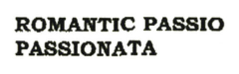 ROMANTIC PASSIO

 PASSIONATA Logo (EUIPO, 05/07/2008)