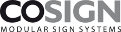 COSIGN MODULAR SIGN SYSTEMS Logo (EUIPO, 01.09.2010)