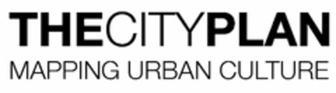 THECITYPLAN  MAPPING URBAN CULTURE Logo (EUIPO, 27.07.2012)