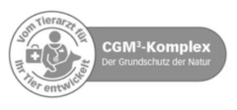 Vom Tierarzt für Ihr Tier entwickelt CGM3-Komplex Der Grundschutz der Natur Logo (EUIPO, 02/12/2016)