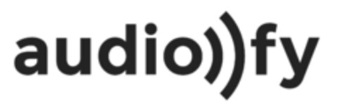 audiofy Logo (EUIPO, 30.11.2017)