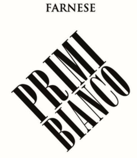 FARNESE PRIMI BIANCO Logo (EUIPO, 06.07.2018)