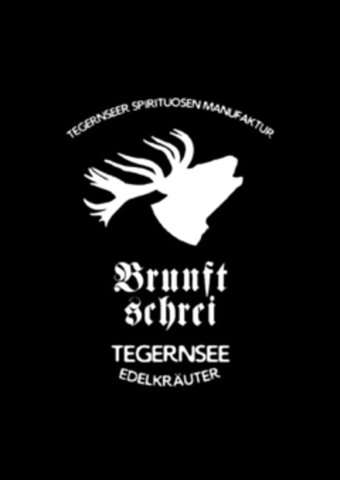 Tegernseer Spirituosen Manufaktur Brunftschrei Tegernsee Edelkräuter Logo (EUIPO, 06.02.2019)