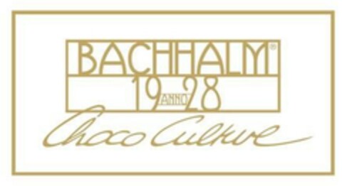 BACHHALM ANNO 1928 Choco Culture Logo (EUIPO, 11/19/2019)