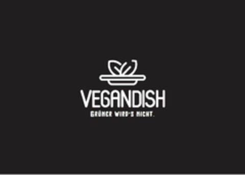 VEGANDISH GRÜNER WIRD'S NICHT. Logo (EUIPO, 05/20/2020)