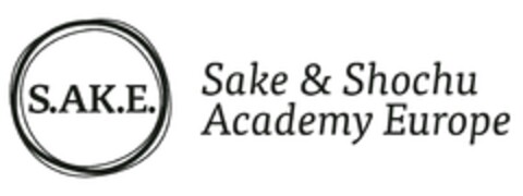 S.AK.E. Sake & Shochu Academy Europe Logo (EUIPO, 29.05.2020)