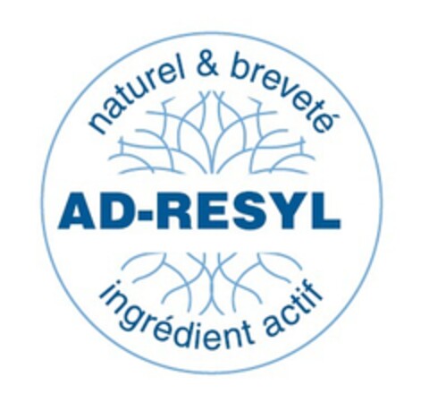 AD-RESYL naturel & breveté ingrédient actif Logo (EUIPO, 29.10.2020)