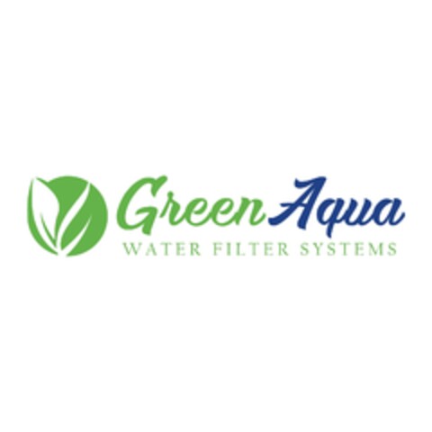 GREEN AQUA WATER FILTER SYSTEMS Logo (EUIPO, 20.08.2021)