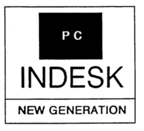 PC INDESK NEW GENERATION Logo (EUIPO, 04/15/1998)