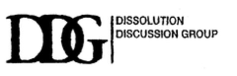 DDG DISSOLUTION DISCUSSION GROUP Logo (EUIPO, 09.06.2000)