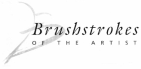 Brushstrokes OF THE ARTIST Logo (EUIPO, 07/06/2000)