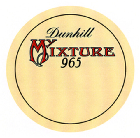 Dunhill MYIXTURE 965 Logo (EUIPO, 10.05.2004)