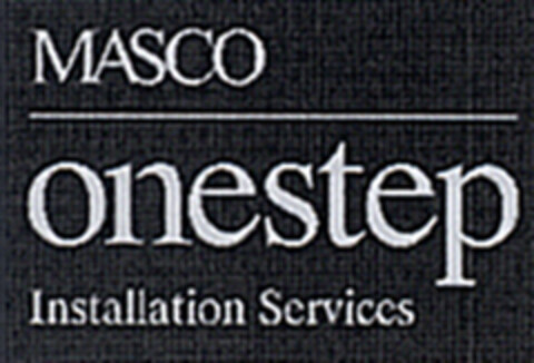 MASCO onestep Installation Services Logo (EUIPO, 10.11.2006)