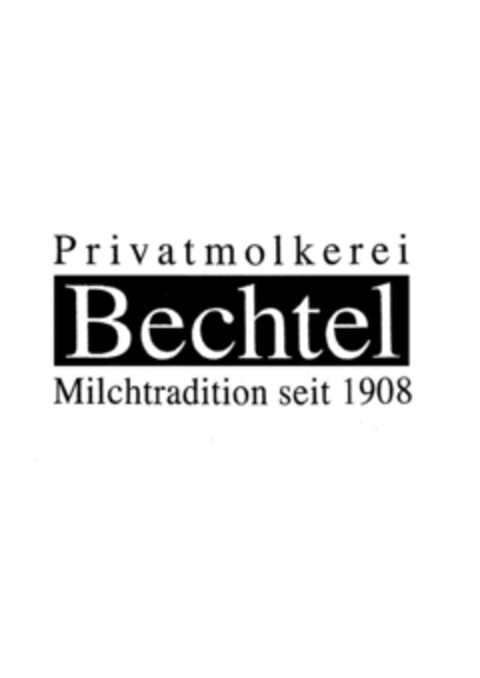 Privatmolkerei Bechtel Milchtradition seit 1908 Logo (EUIPO, 02.02.2011)