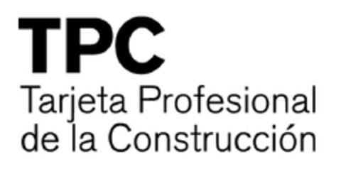 TPC TARJETA PROFESIONAL DE LA CONSTRUCCION Logo (EUIPO, 08.09.2011)