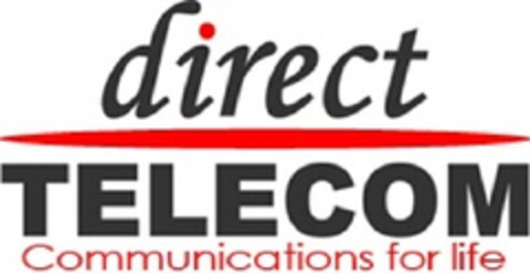 DIRECT TELECOM COMMUNICATIONS FOR LIVE Logo (EUIPO, 06.09.2012)