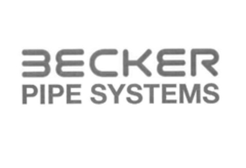 BECKER PIPE SYSTEMS Logo (EUIPO, 14.11.2012)