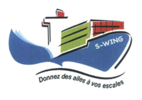 S-WING Donnez des ailes à vos escales Logo (EUIPO, 21.05.2013)