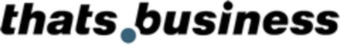thats.business Logo (EUIPO, 29.07.2020)