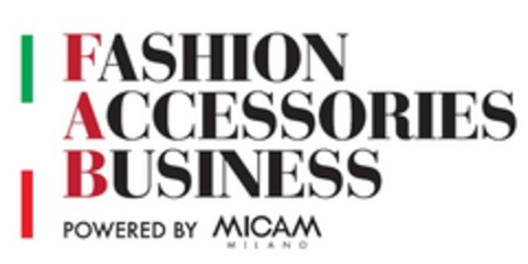 FASHION ACCESSORIES BUSINESS POWERED BY MICAM MILANO Logo (EUIPO, 02/19/2021)