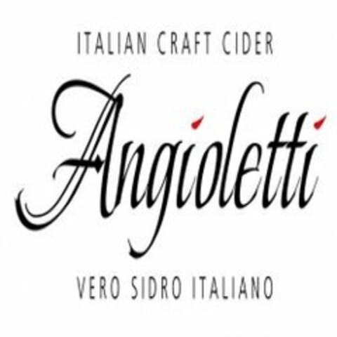 ITALIAN CRAFT CIDER Angioletti VERO SIDRO ITALIANO Logo (EUIPO, 13.10.2021)