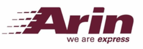 ARIN WE ARE EXPRESS Logo (EUIPO, 01.06.2022)