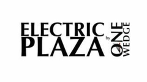 Electric plaza by one wedge Logo (EUIPO, 25.07.2022)