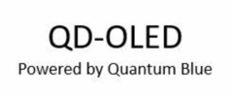 QD-OLED POWERED BY QUANTUM BLUE Logo (EUIPO, 05.08.2022)