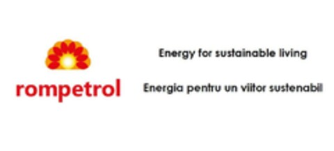 ROMPETROL. Energy for sustainable living / Energie pentru un viitor sustenabil Logo (EUIPO, 12/14/2022)