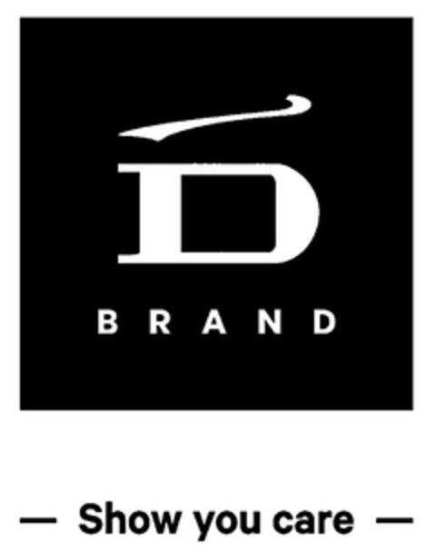 D BRAND - Show you care - Logo (EUIPO, 06.10.2023)