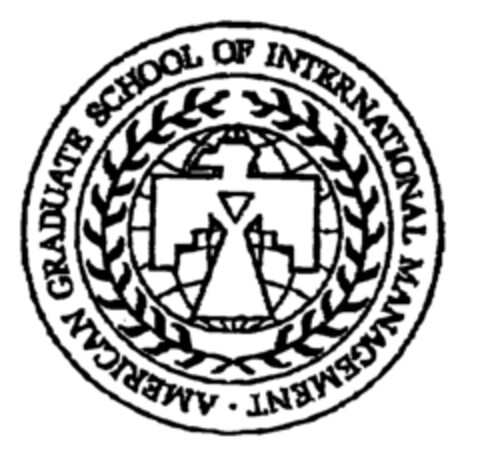 AMERICAN GRADUATE SCHOOL OF INTERNATIONAL MANAGEMENT Logo (EUIPO, 24.05.2000)