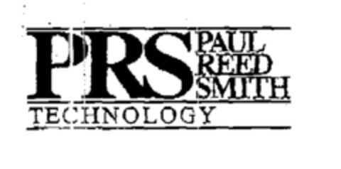 PRS PAUL REED SMITH TECHNOLOGY Logo (EUIPO, 06/12/2002)