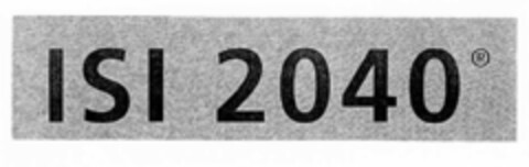 ISI 2040 Logo (EUIPO, 18.11.2002)