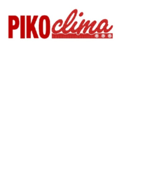 PIKOclima Logo (EUIPO, 09/26/2007)