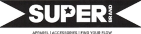 SUPERBRAND APPAREL ACCESSORIES FIND YOUR FLOW Logo (EUIPO, 09/23/2011)