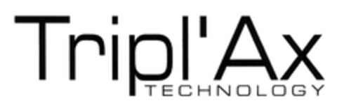 Tripl'Ax TECHNOLOGY Logo (EUIPO, 15.09.2011)