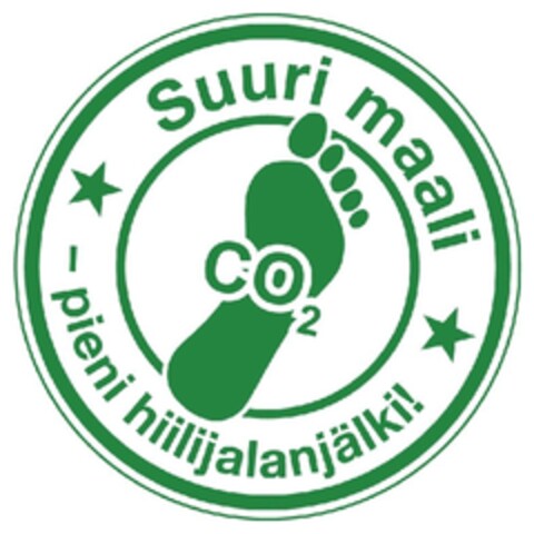 Suuri maali - pieni hiilijalanjälki! Logo (EUIPO, 09/20/2013)