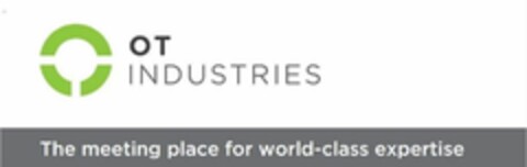 OT INDUSTRIES - THE MEETING PLACE FOR WORLD-CLASS EXPERTISE Logo (EUIPO, 06.11.2015)